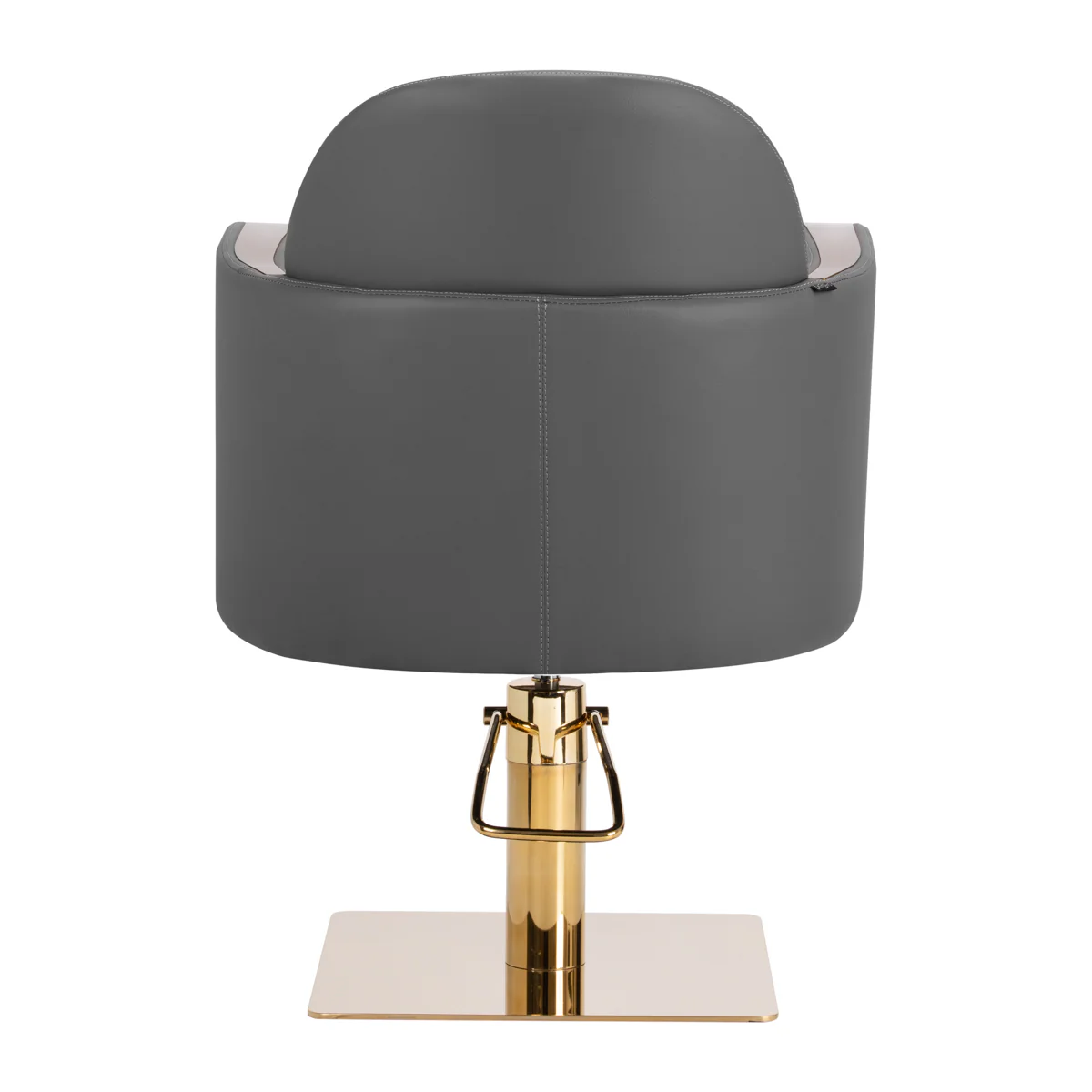 Gabbiano hairdressing chair Malaga gold grey - Image 6