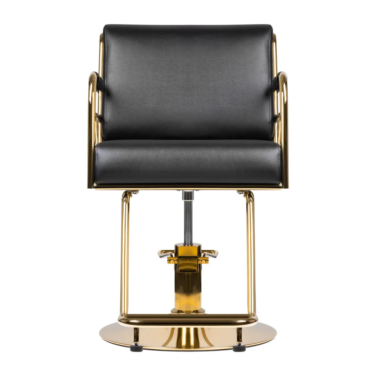 GABBIANO HAIRDRESSING CHAIR PRATO GOLD - BLACK - Image 6