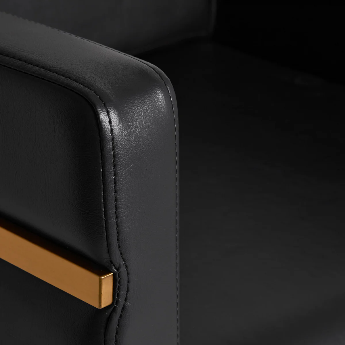 Gabbiano Hairdressing Chair Toledo Gold Black - Image 9