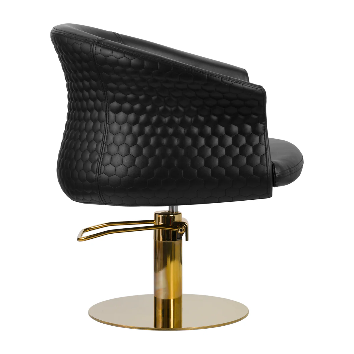 Gabbiano Hairdressing Chair Versal Gold Black - Image 7