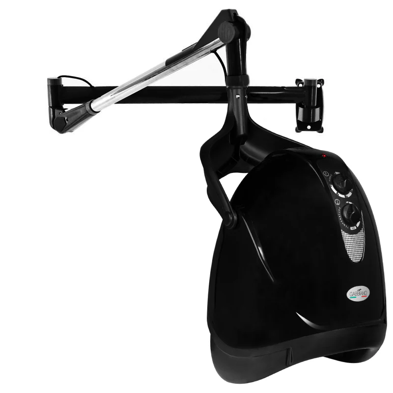 Gabbiano Hanging Dryer Hood Dx-201W One Speed Black - Image 3