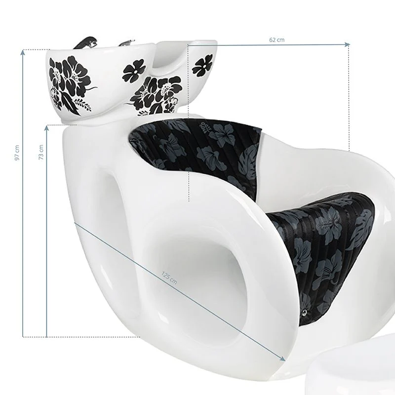 Gabbiano Mallow Hairdresser Wash Unit White - Image 3