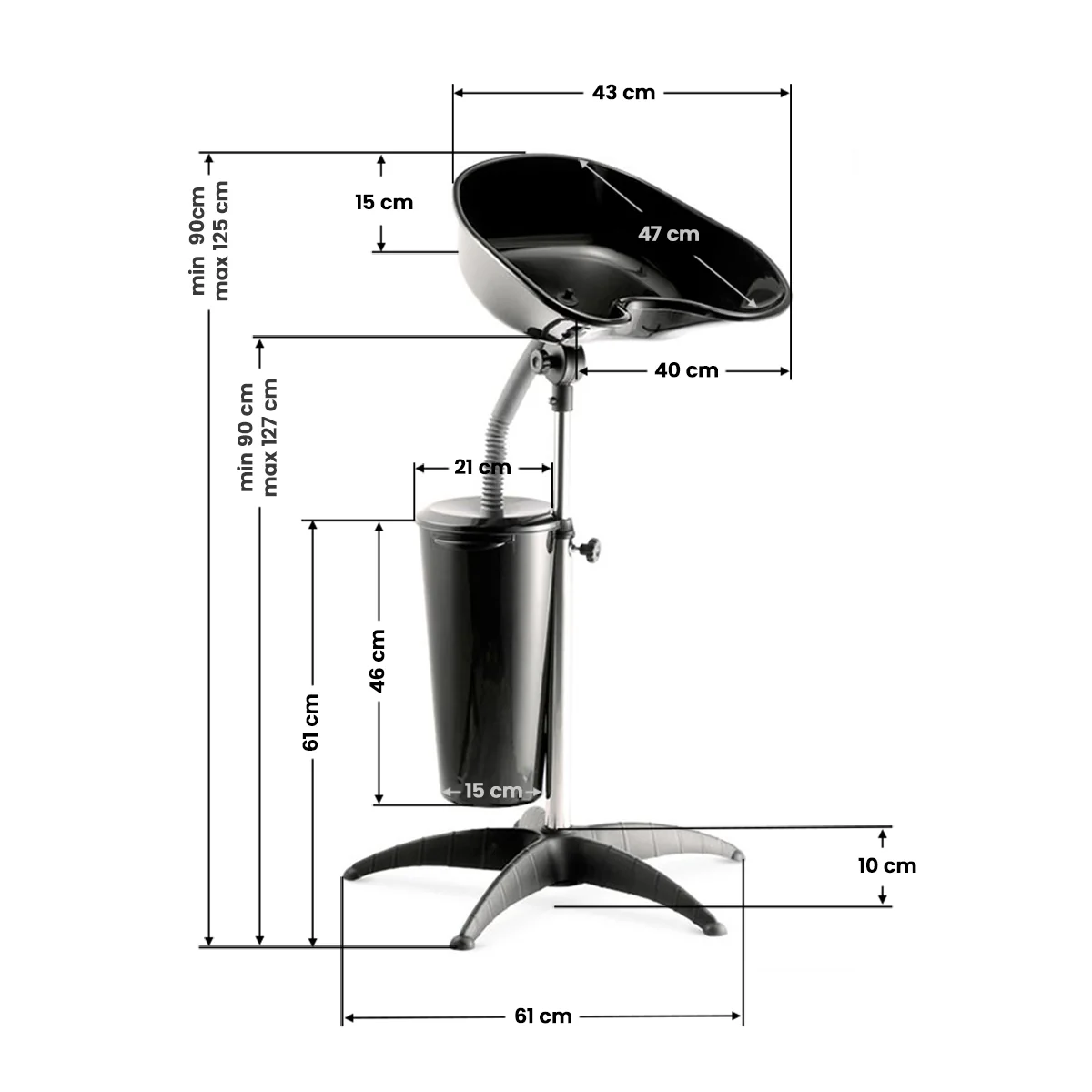 Gabbiano portable barbershop with ft35-1 tank - Image 2