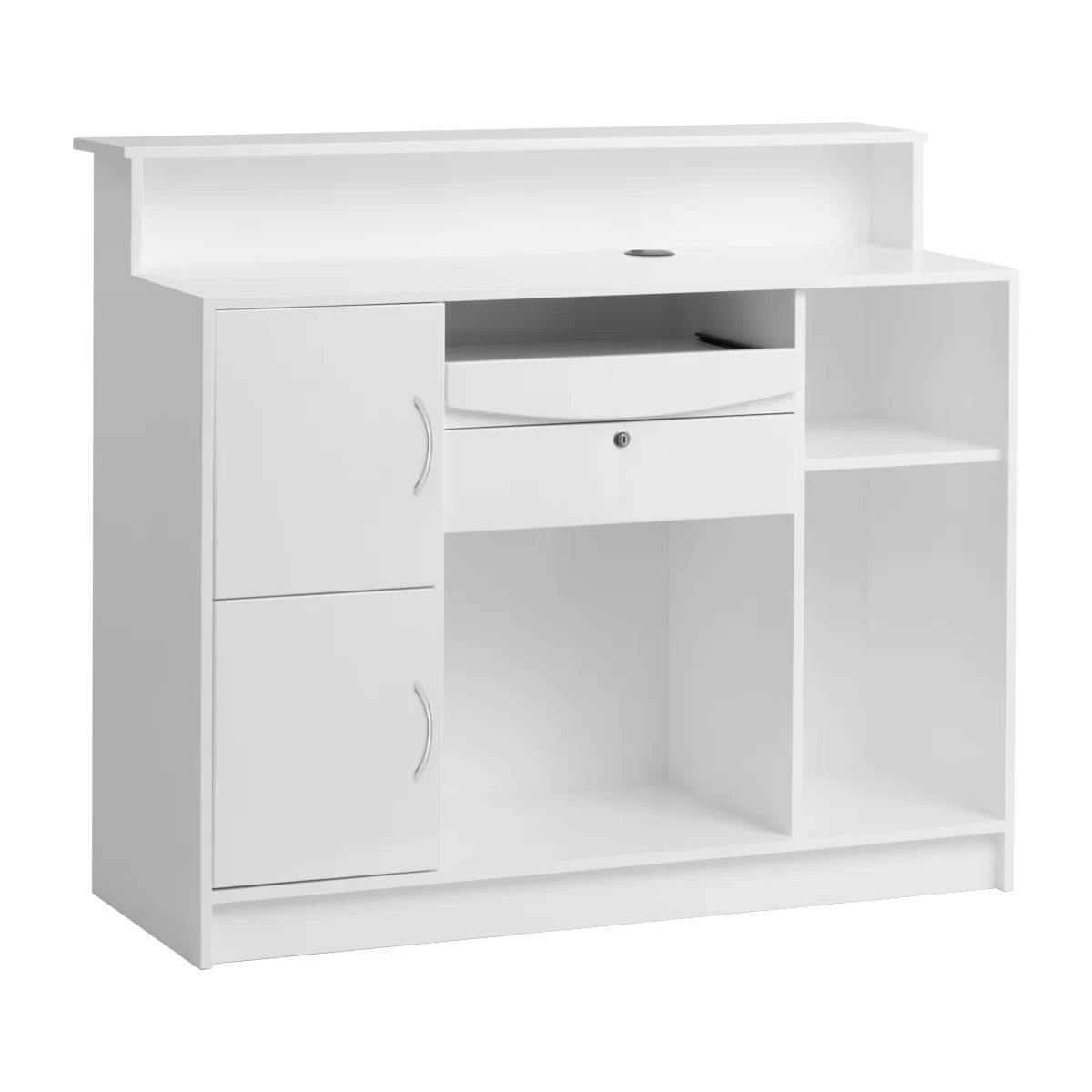 Gabbiano Reception Desk G26W White - Image 11