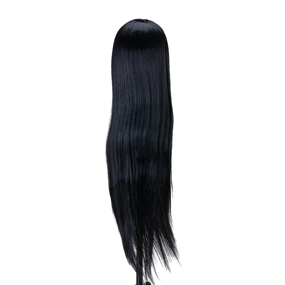 Gabbiano WZ2 Hairdressing Training Head, Synthetic Hair, Colour 1#, Length 24" - Image 3