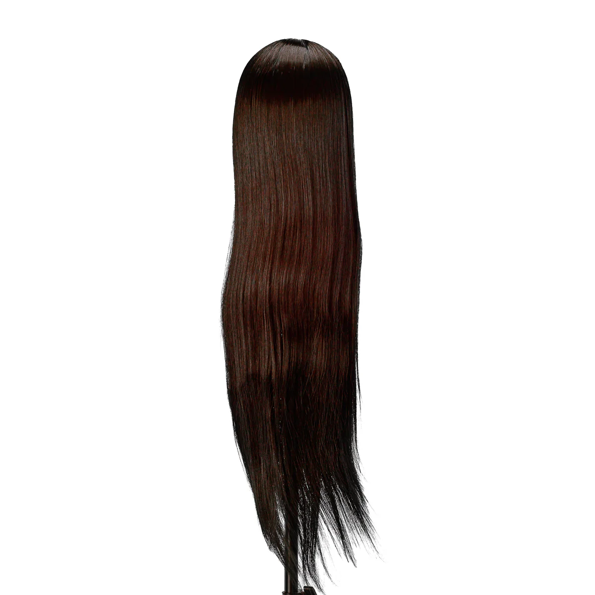 Gabbiano WZ2 Hairdressing Training Head, Synthetic Hair, Colour 4#, Length 24" - Image 3