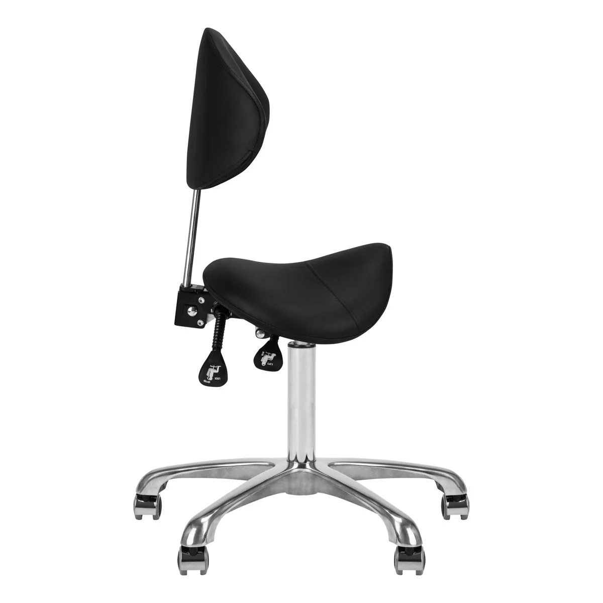 Giovanni Cosmetic Stool 1004 Black - Image 9