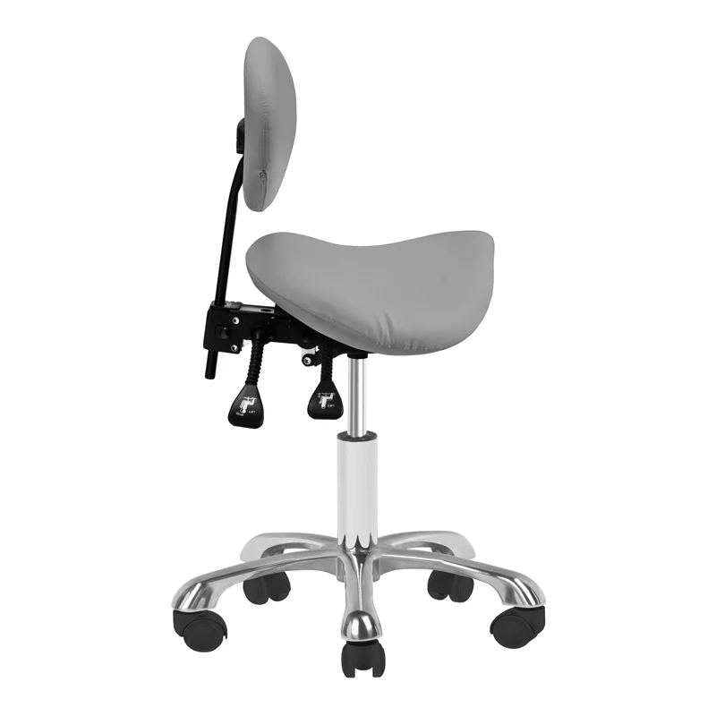 Giovanni Cosmetic Stool 1025 Grey - Image 4