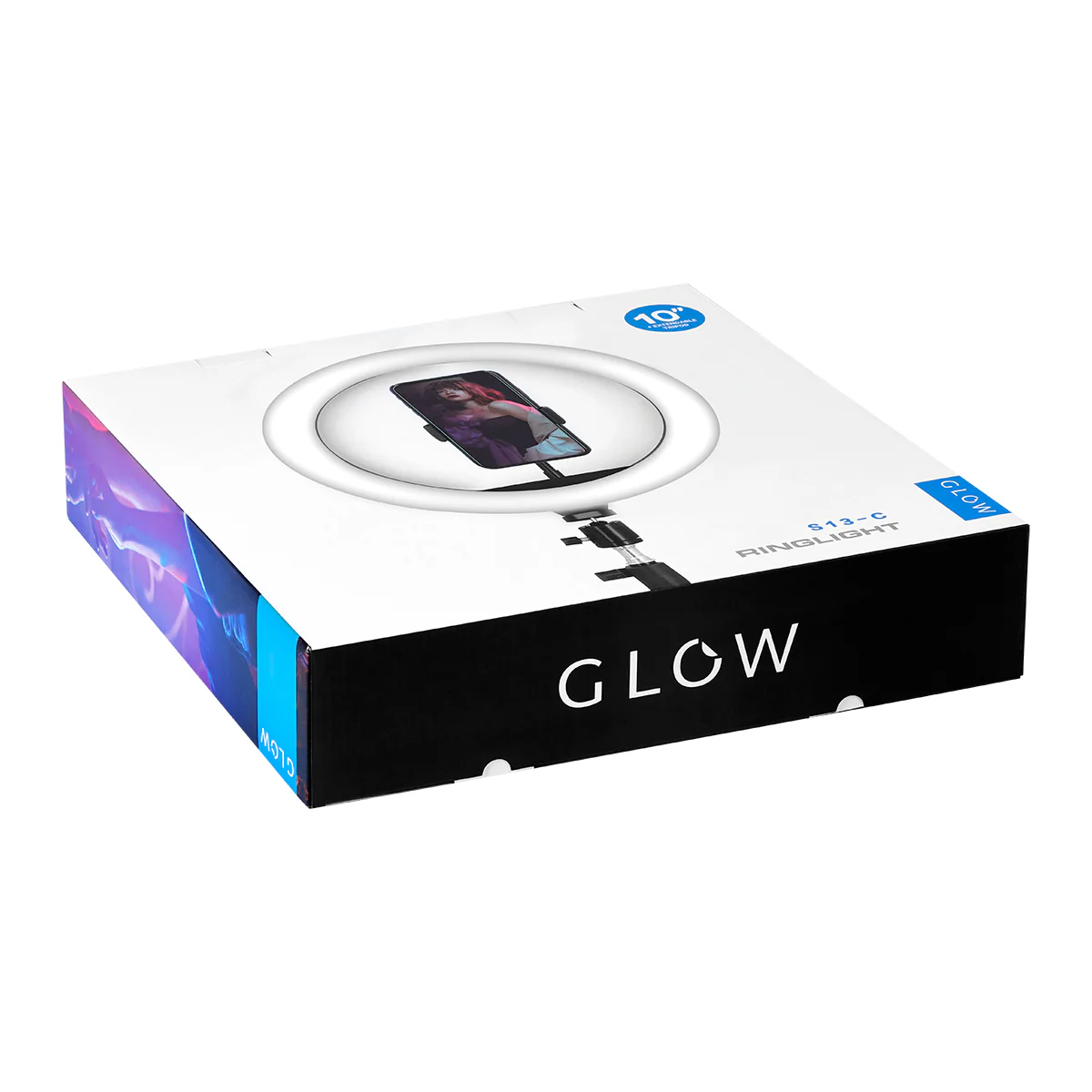 Glow Makeup Ring Lamp 10" RGB 10W with Tripod - Image 13