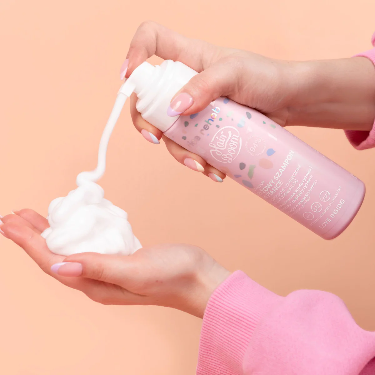 Hair Boom Rice Rehab Ultralight Rice Foam Shampoo - Image 2