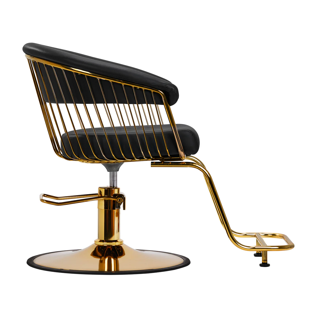 Hair System Hairdressing Chair Lile Gold Black - Image 2