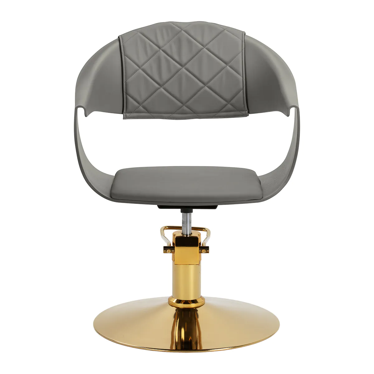 Hair System Halo Hairdressing Chair Grey & Gold - Image 2