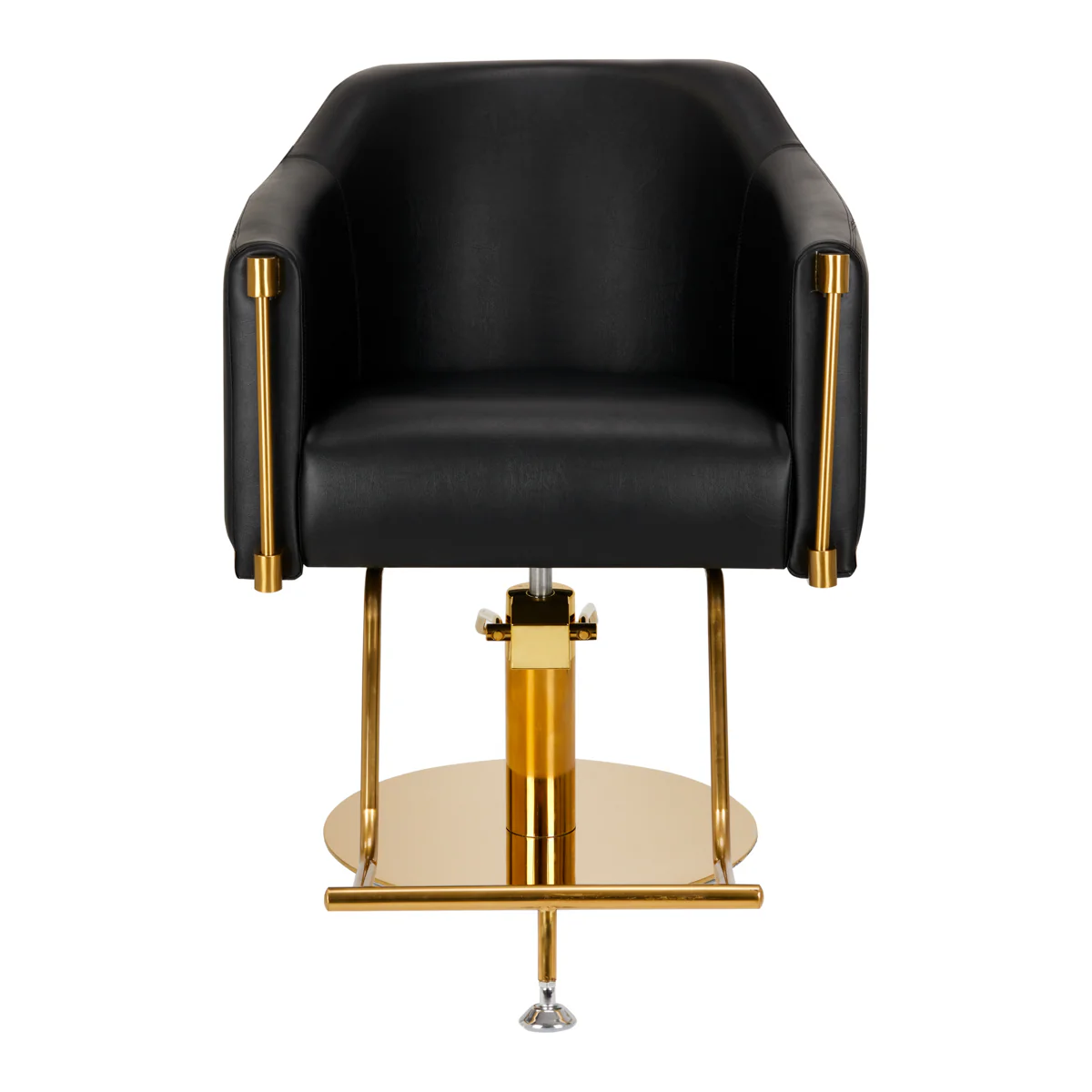 Gabbiano Hairdressing Chair Burgos Black Gold - Image 7