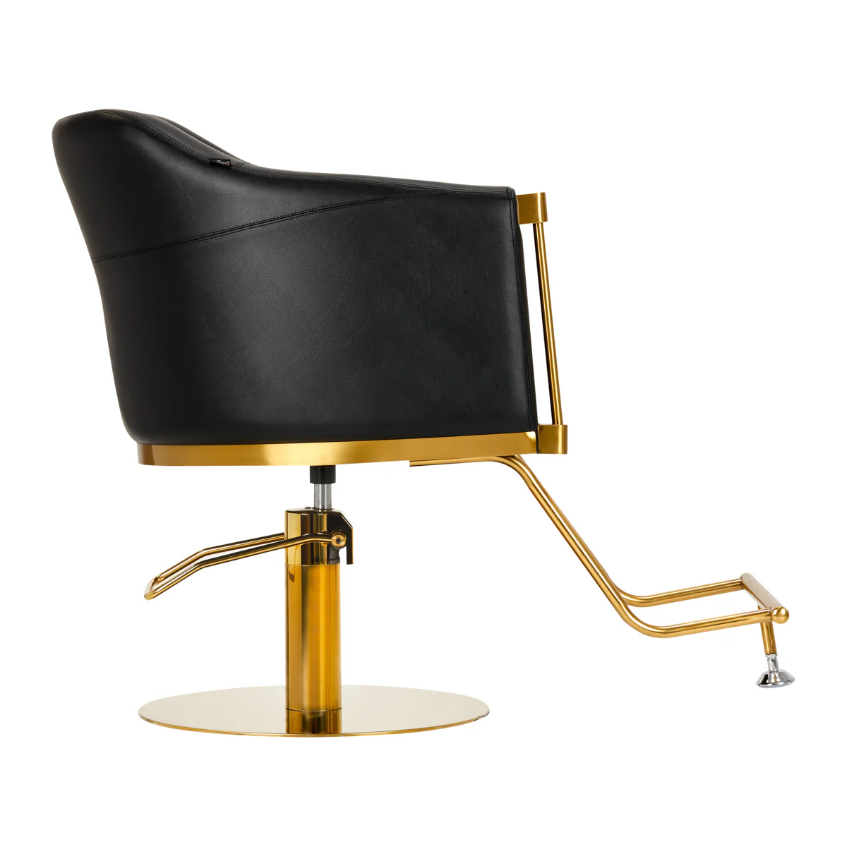 Gabbiano Hairdressing Chair Burgos Black Gold - Image 8