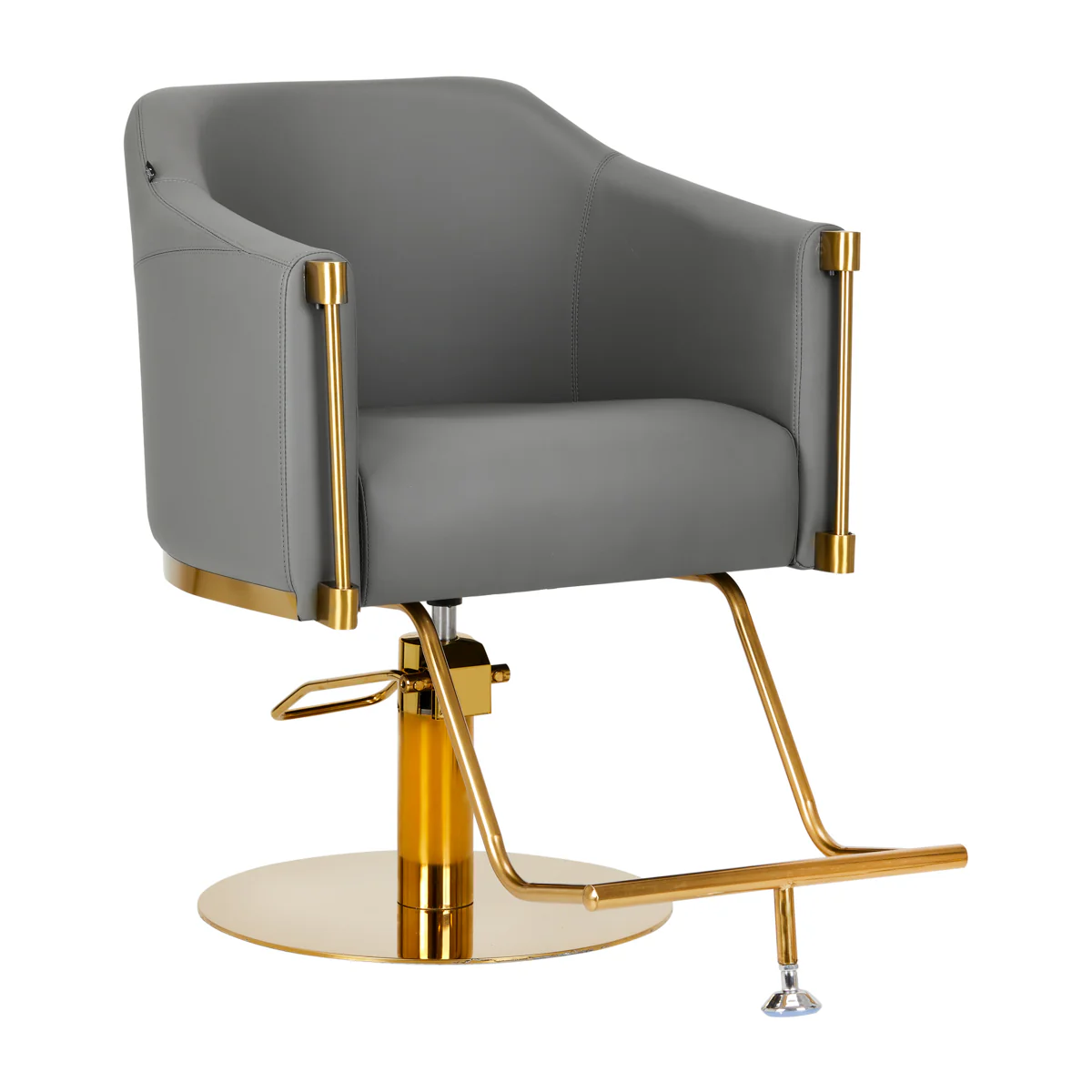 Gabbiano Hairdressing Chair Burgos Gold Gray