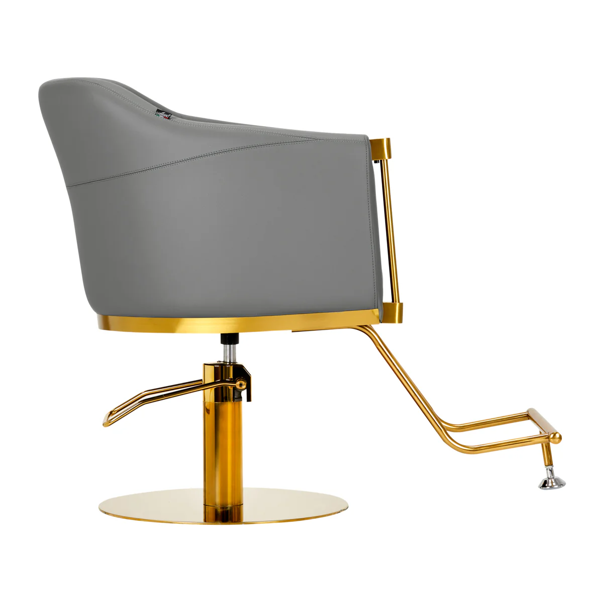 Gabbiano Hairdressing Chair Burgos Gold Gray - Image 8
