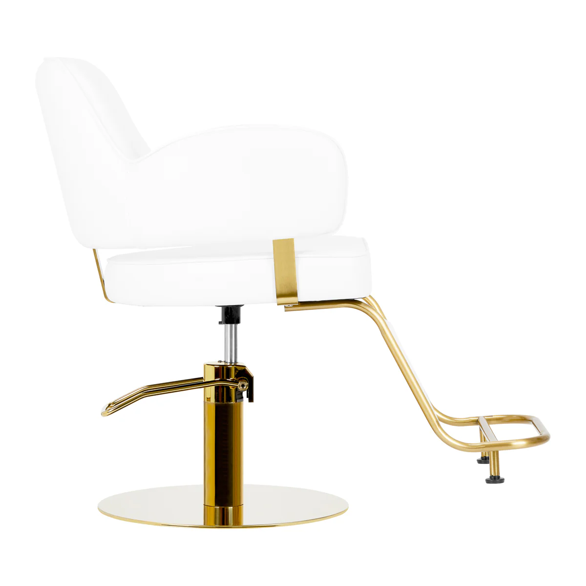 Hairdressing chair Gabbiano Linz NQ White - Image 5