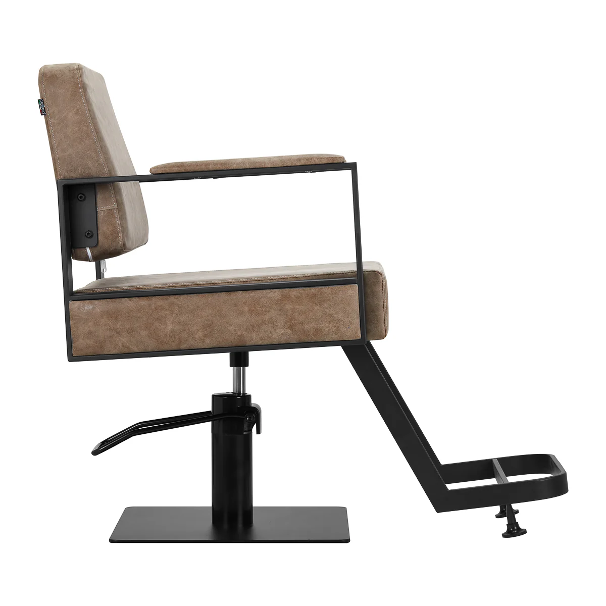 Hairdressing Chair Gabbiano Modena Old Brown - Image 9