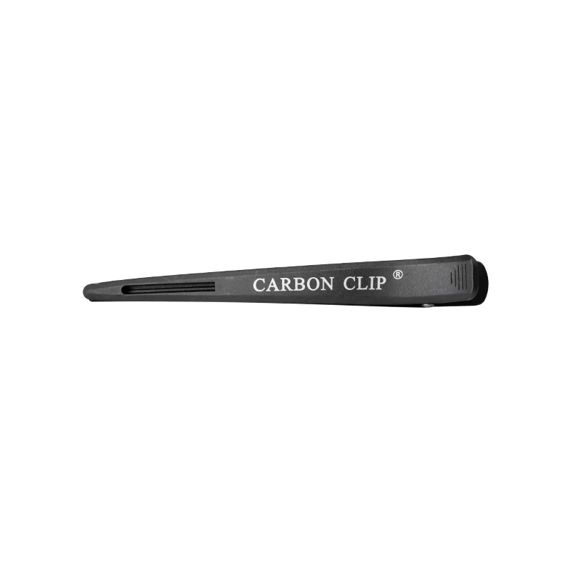 ACTIVESHOP Hairdressing clamps carbon e-15 10 pcs 11.5 cm black - Image 2