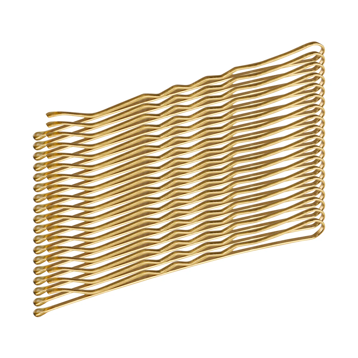 ACTIVESHOP HAIRDRESSING PINS FOR HAIR E-64 50 PCS 6 CM GOLD BROWN MIX - Image 2
