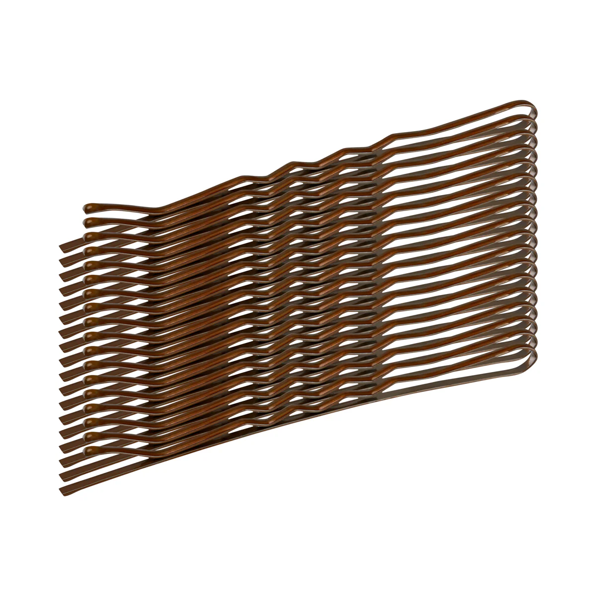 ACTIVESHOP HAIRDRESSING PINS FOR HAIR E-64 50 PCS 6 CM GOLD BROWN MIX - Image 3