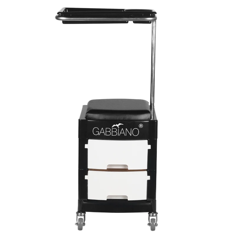ACTIVESHOP Helper - pedicure stool 16 plus black / white - Image 7