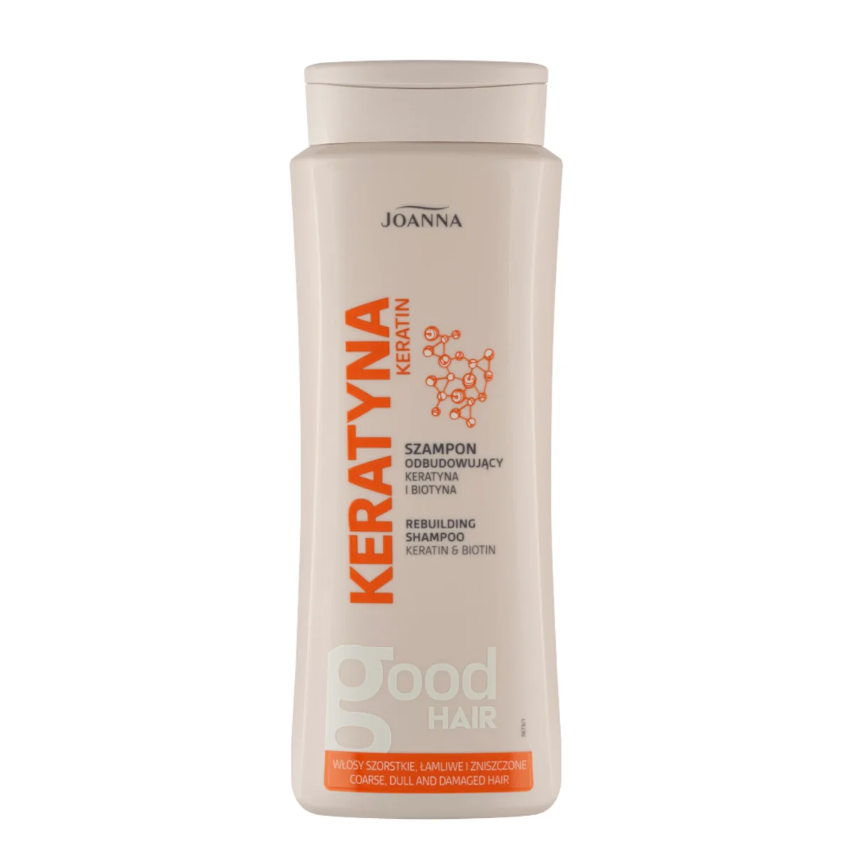 Joanna Keratin Rebuilding Hair Shampoo - Image 2