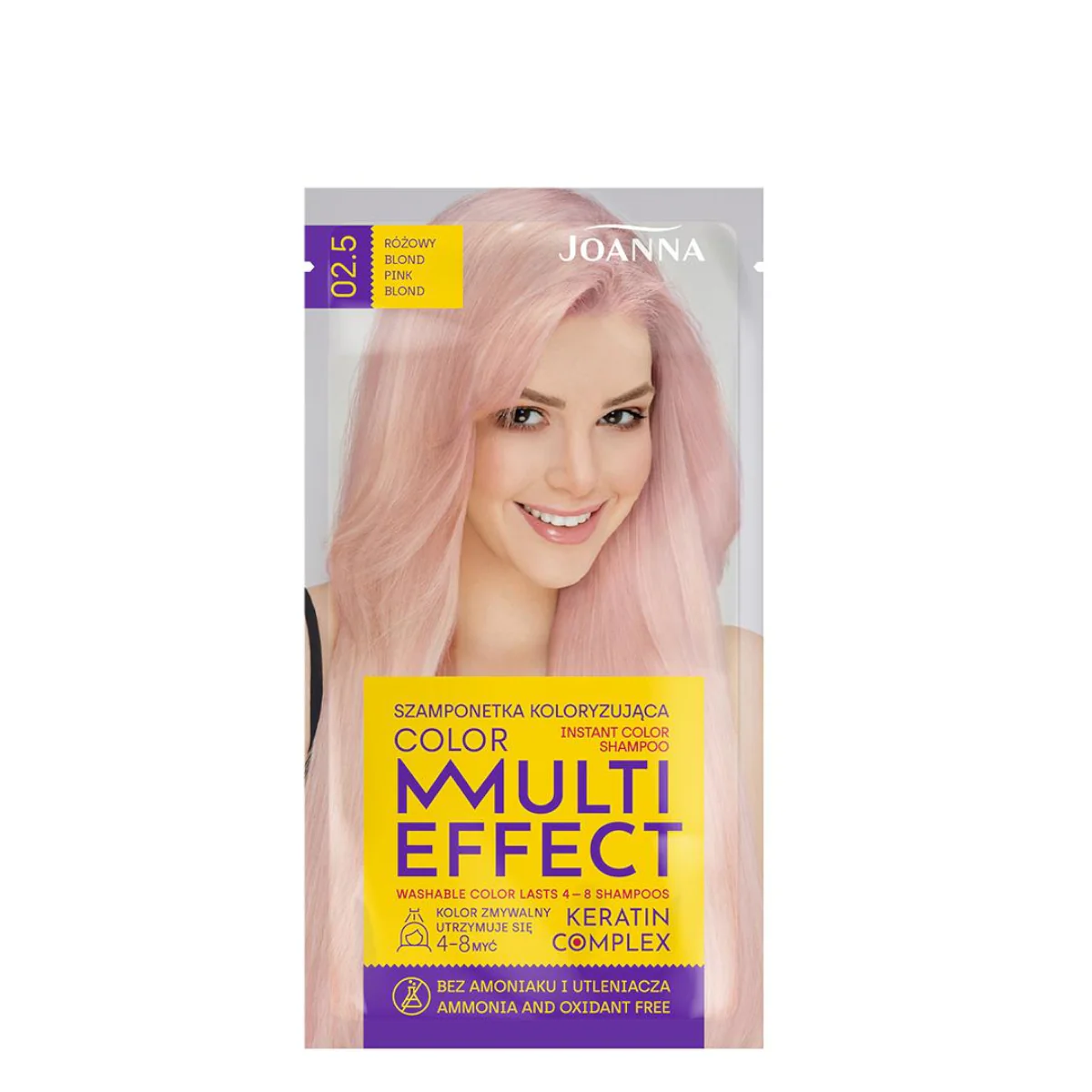 Joanna Multi-Effect Instant Color Hair Shampoo Ammonia-Free - Image 4