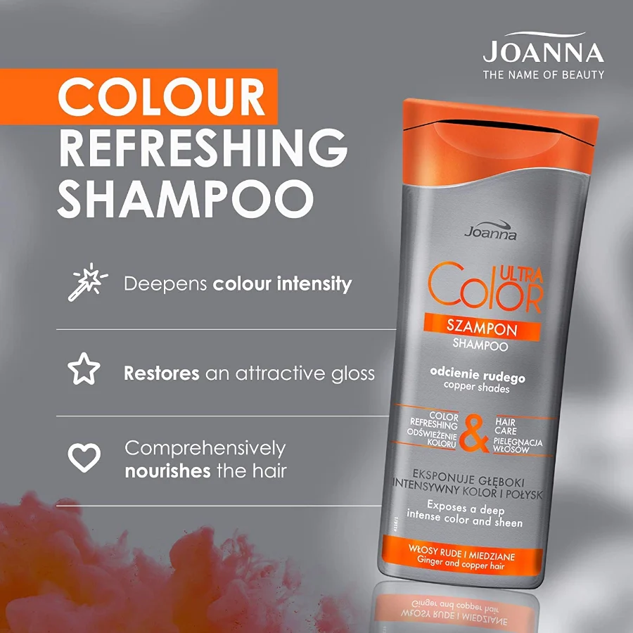 Joanna Ultra Color Hair Shampoo Ginger & Copper Hair - Image 4