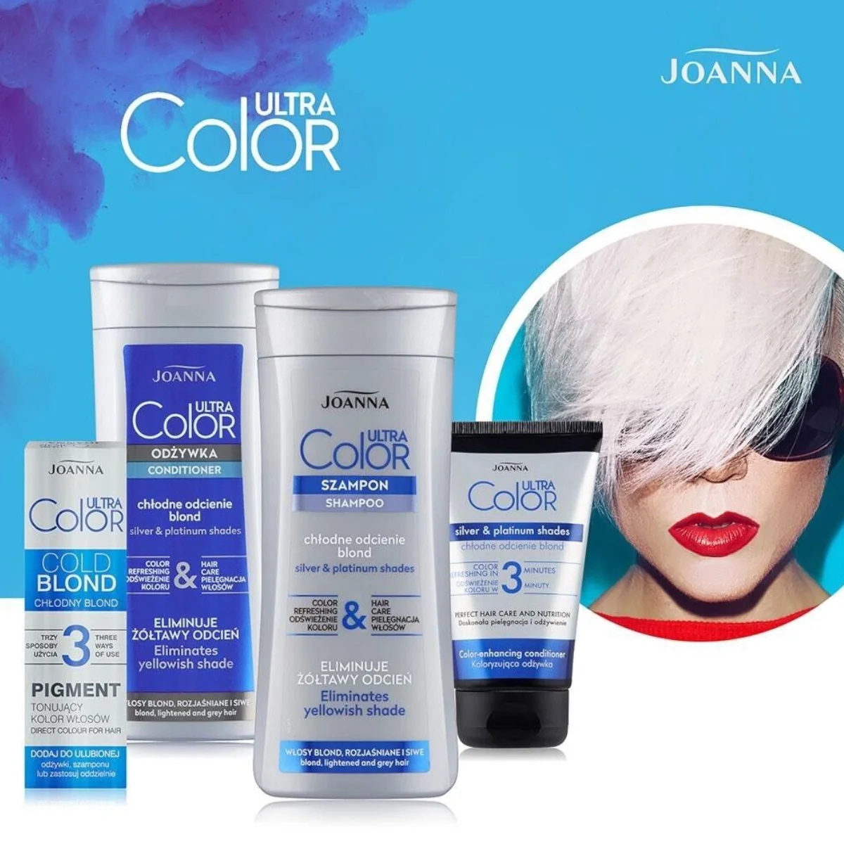 Joanna Ultra Color Silver Blond Hair Pigment - Image 2