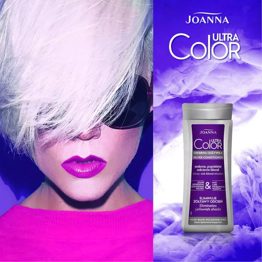 Joanna Ultra Color Silver Conditioner Eliminate Yellow Shade - Image 4