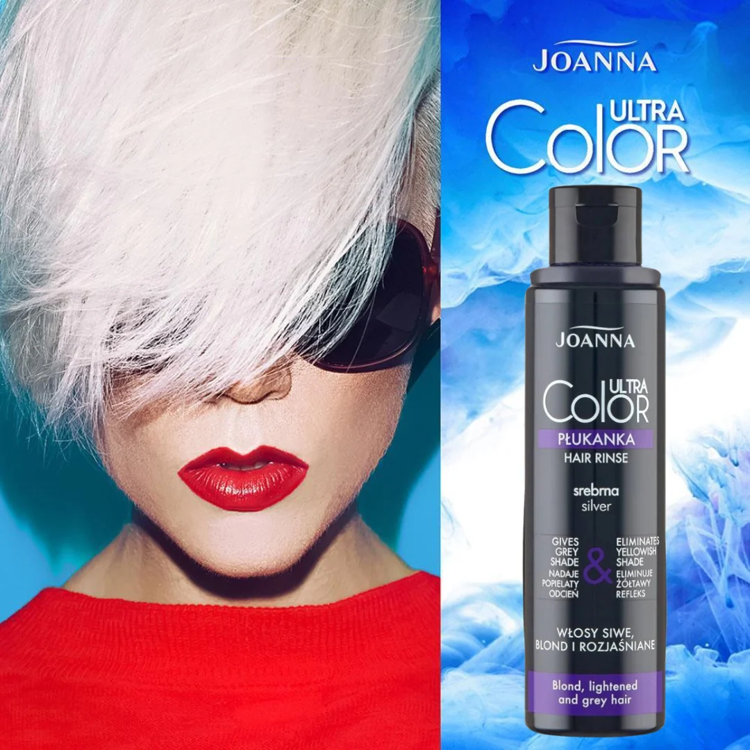 Joanna Ultra Color Silver Rinse Hair Eliminate Yellow Shade - Image 3