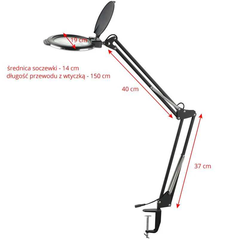 LED magnifying lamp moonlight 8013/6 "white for the table top - Image 3