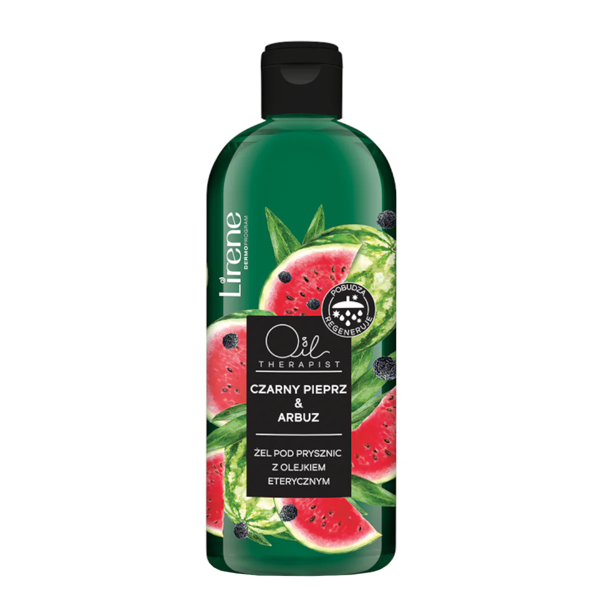 Lirene Oil Therapist Shower Gel Essential Oil Black Pepper & Watermelon