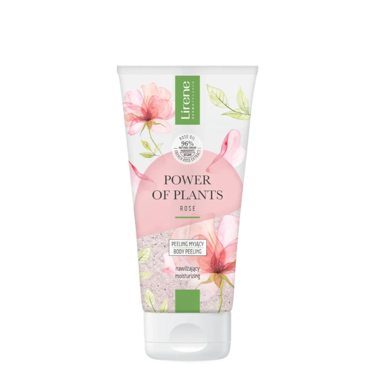 Lirene Power of Plants Moisturizing Body Scrub Rose
