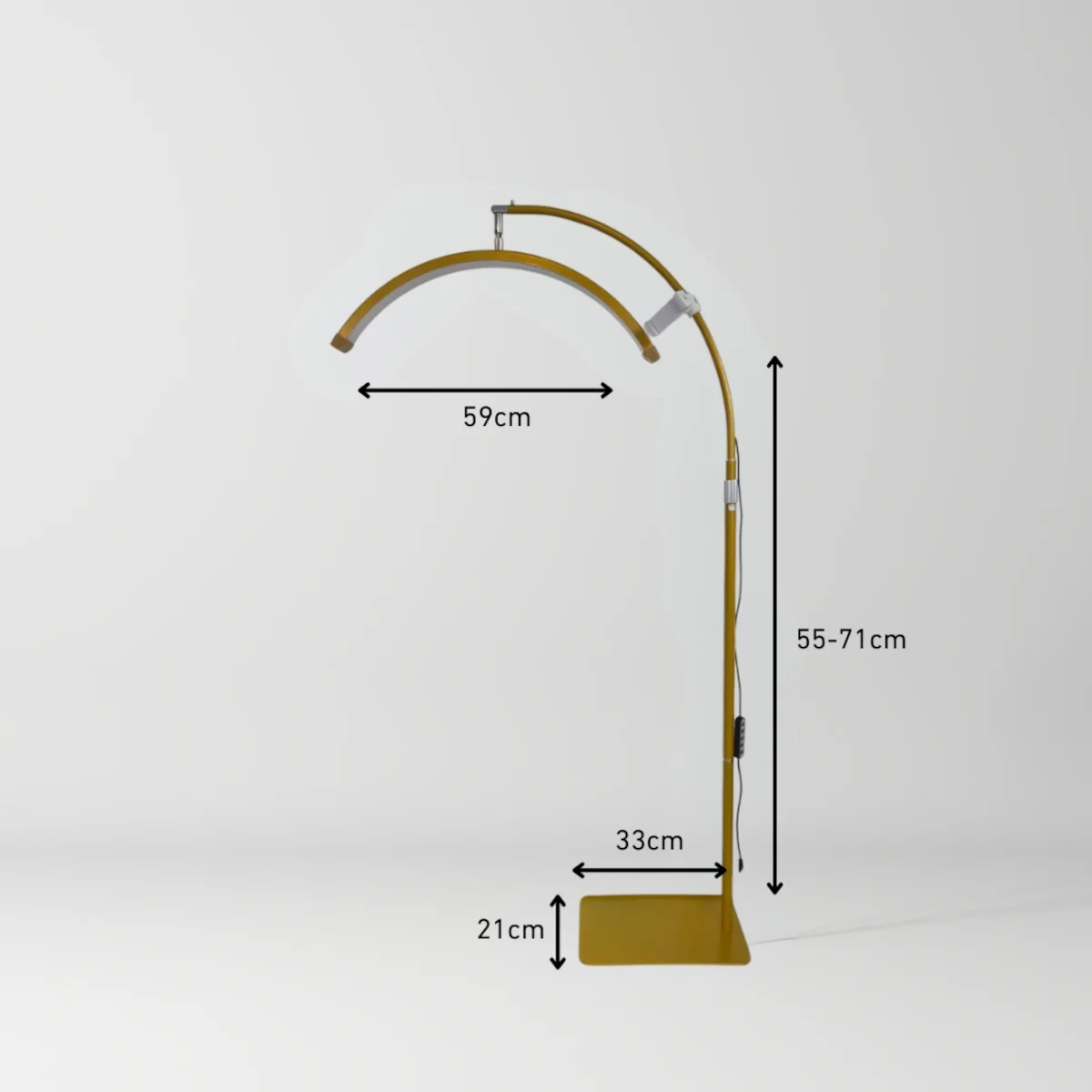 Manufakturo Beauty Lash LED Moonlight - Adjustable Colour Temp & Intensity Mustard Gold - Image 3