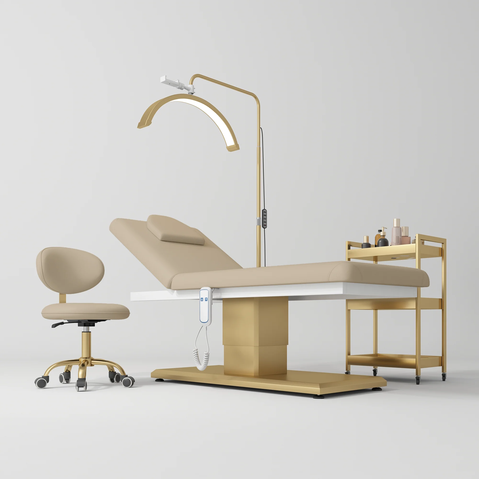 Manufakturo Chérie Premium Electric 4-piece Salon Set Warm Beige