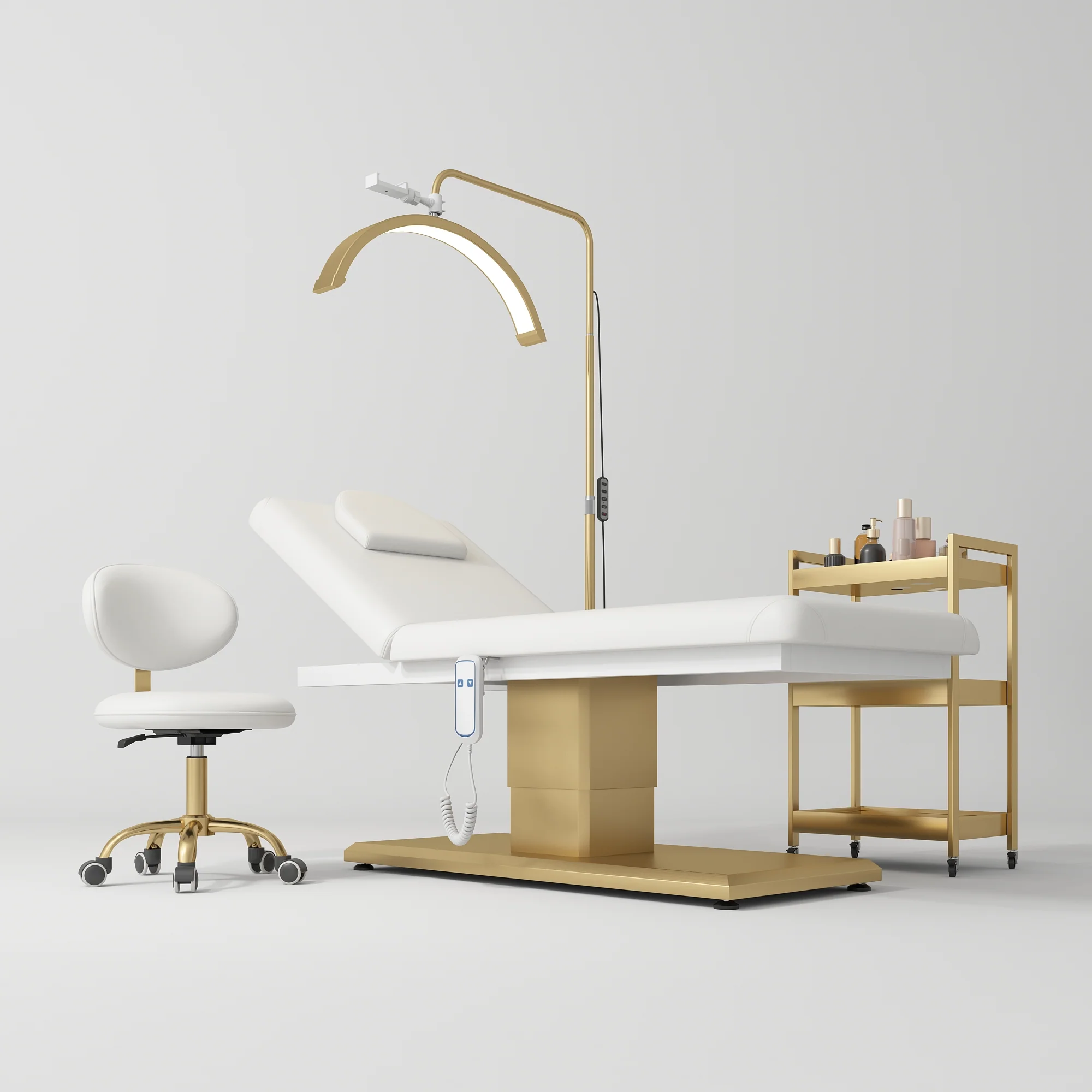 Manufakturo Chérie Premium Electric 4-piece Salon Set White