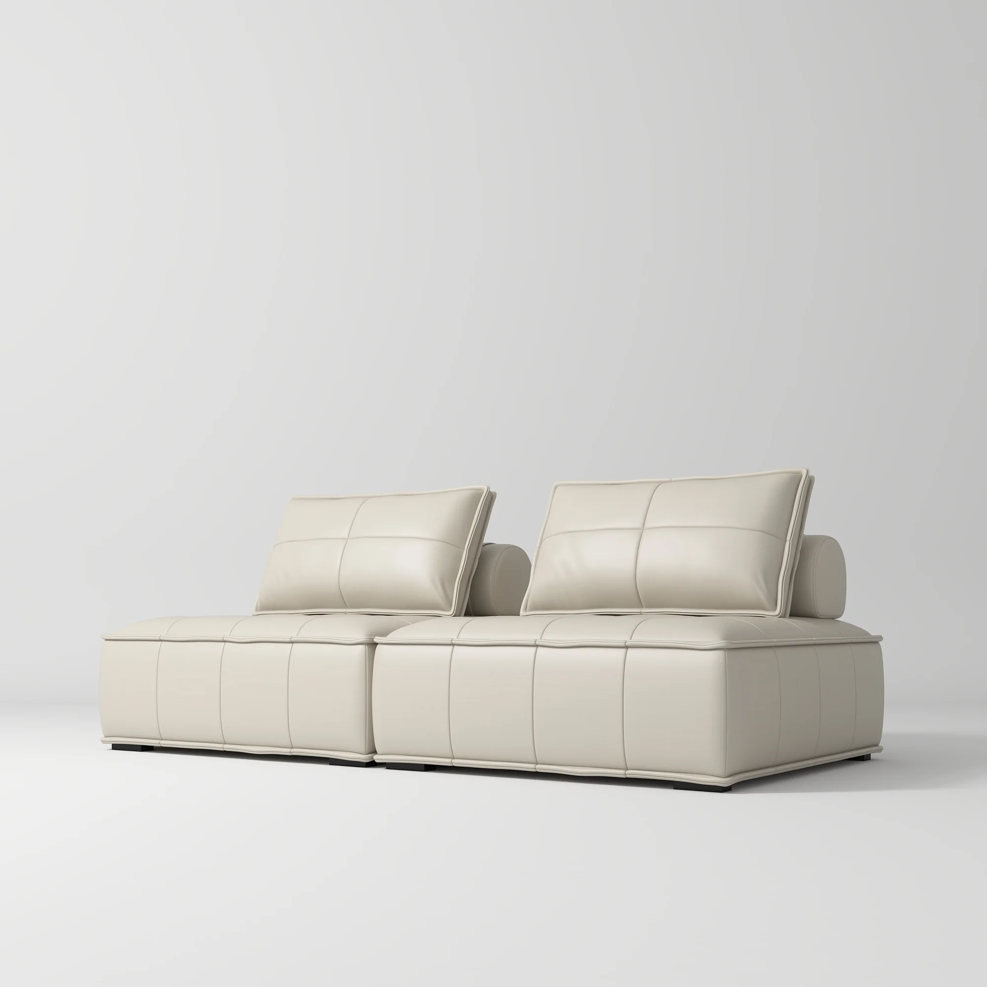 Manufakturo Complete Set 02 Reception Area - Chair & Sofa for Luxury Salon Waiting Area Cappuccino - Image 5