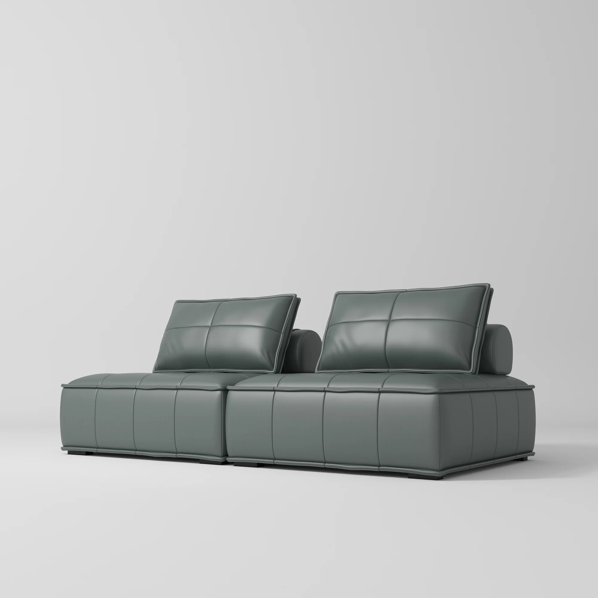 Manufakturo Complete Set 02 Reception Area - Chair & Sofa for Luxury Salon Waiting Area Navy - Image 3