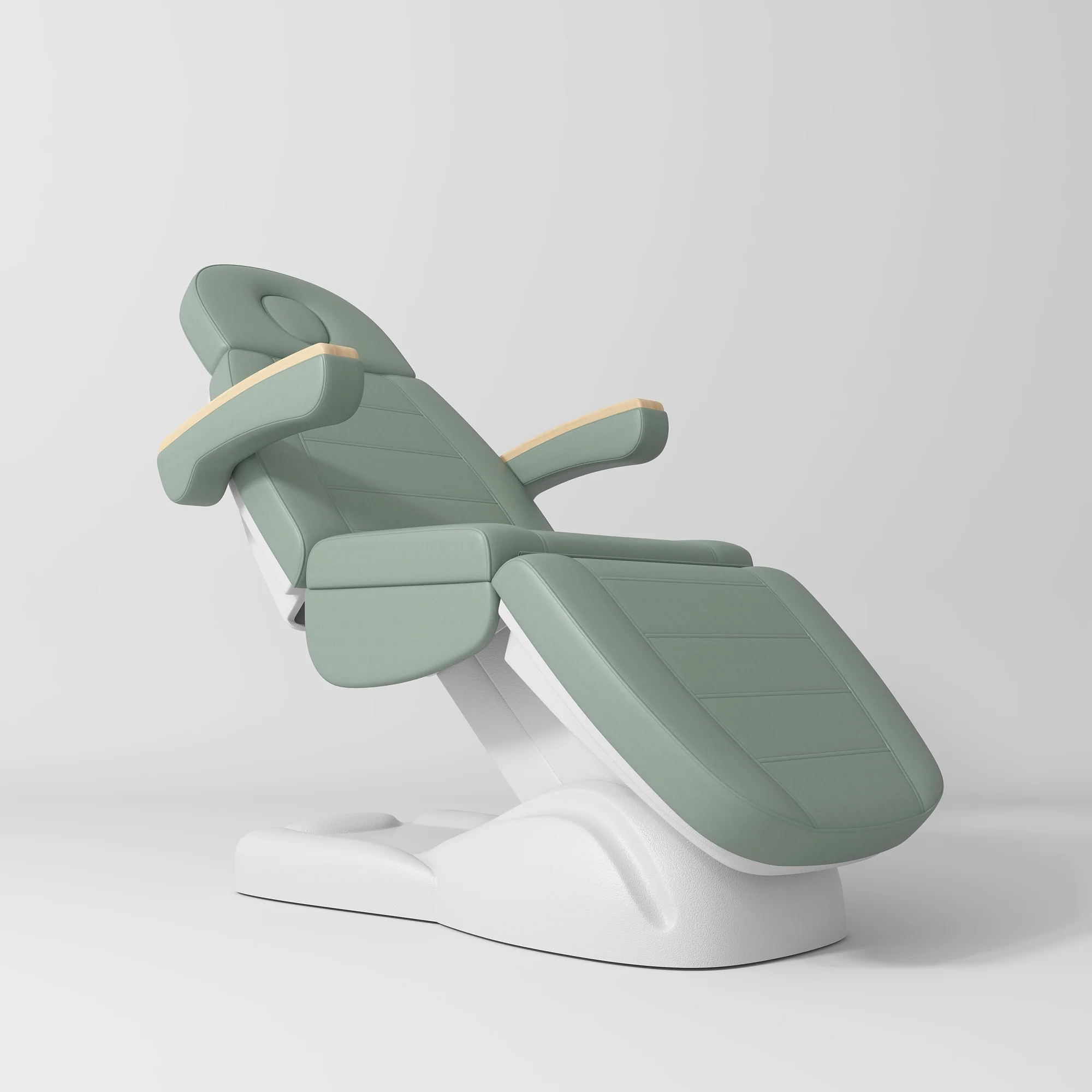 Manufakturo Grace Olive The Complete Salon Set - Beauty Bed, Chair, Moonlight & Trolley - Image 2