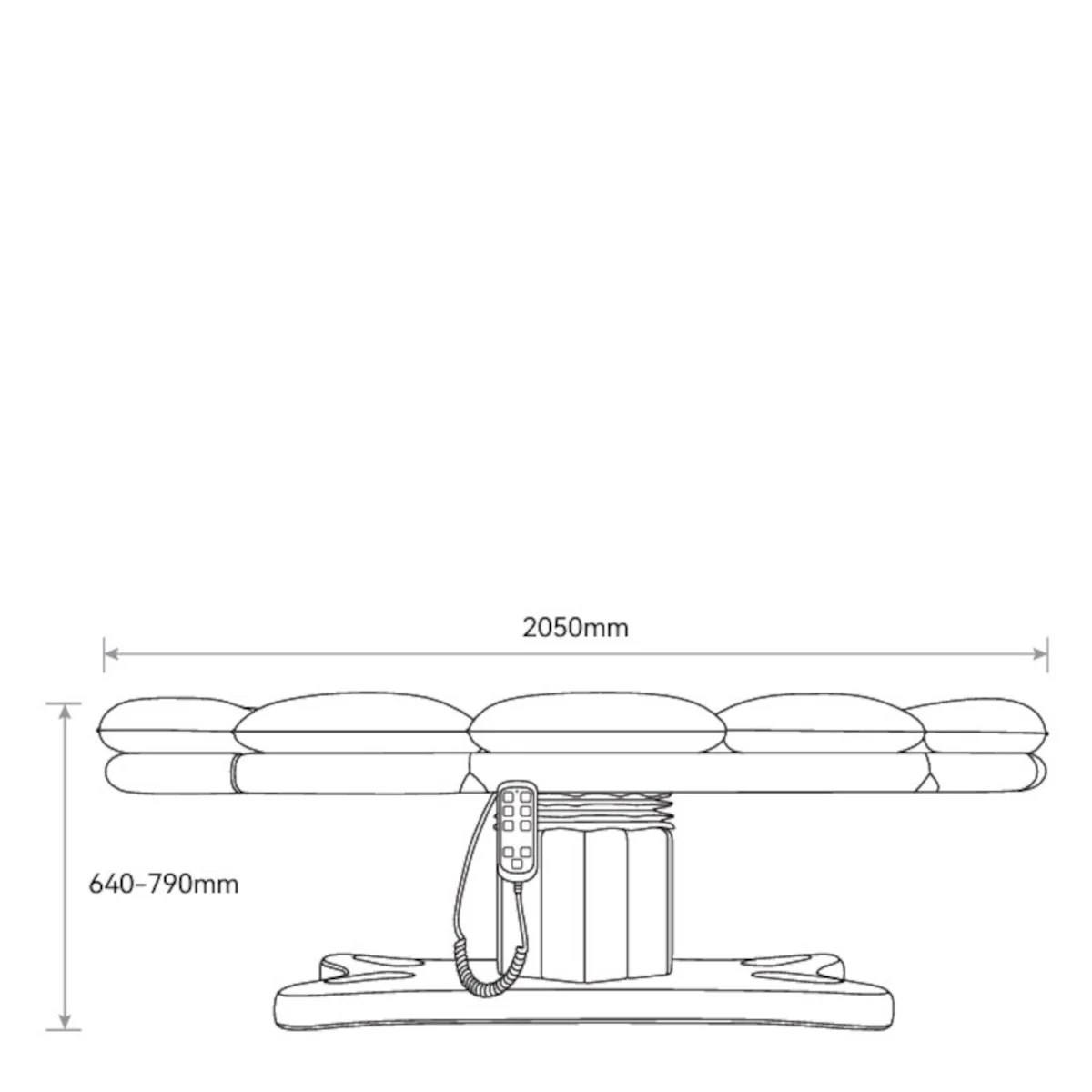 Manufakturo Heated Imperial Signature Electric Beauty Bed Creamy - Image 4