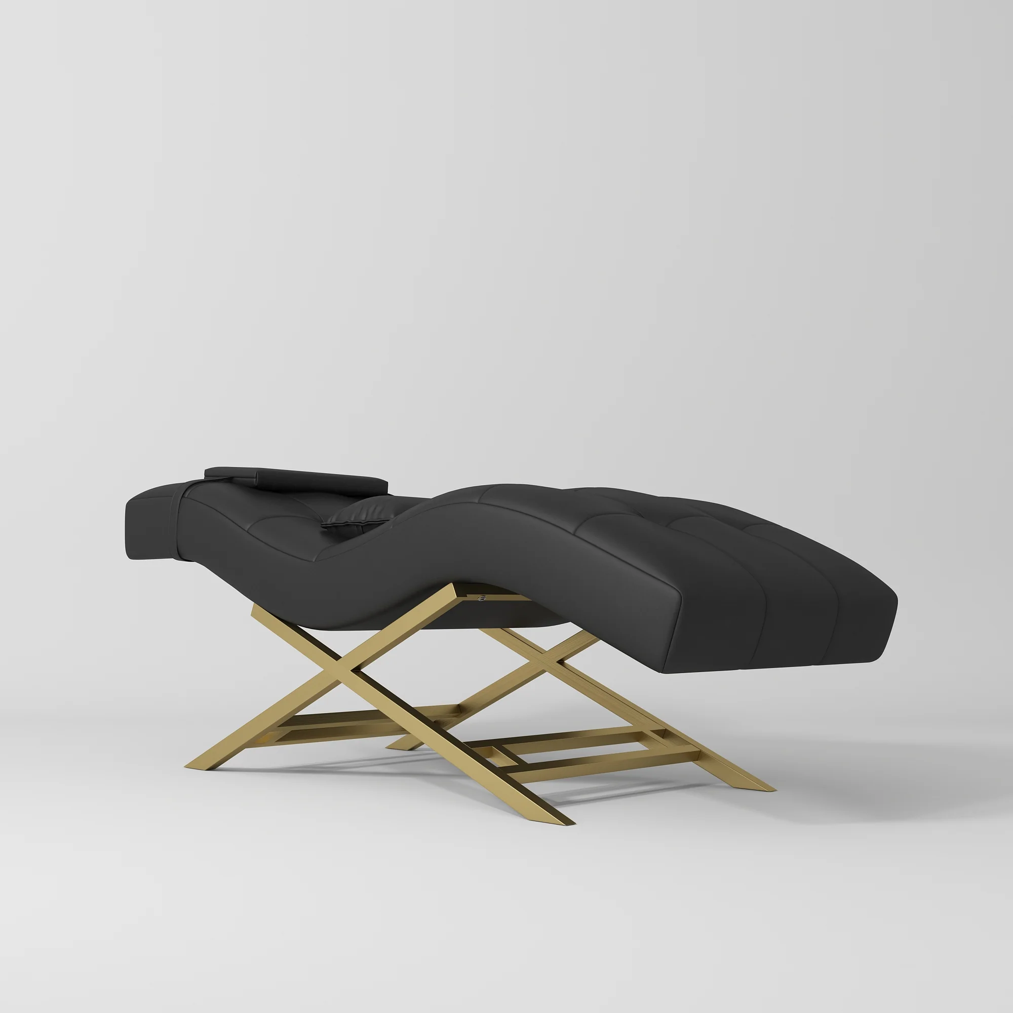 Manufakturo Majesty Lash Bed - Adjustable Headrest Black
