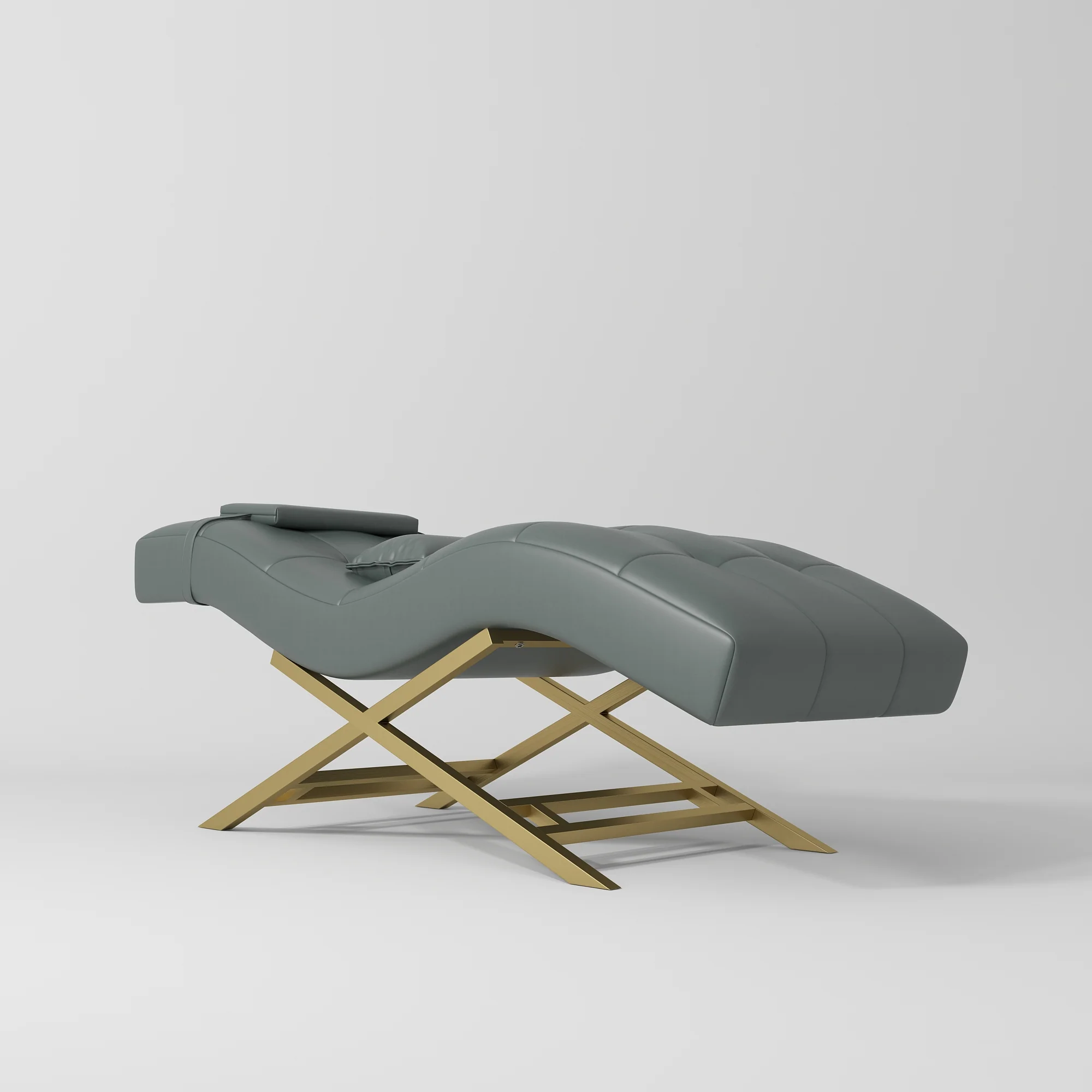Manufakturo Majesty Lash Bed - Adjustable Headrest Navy