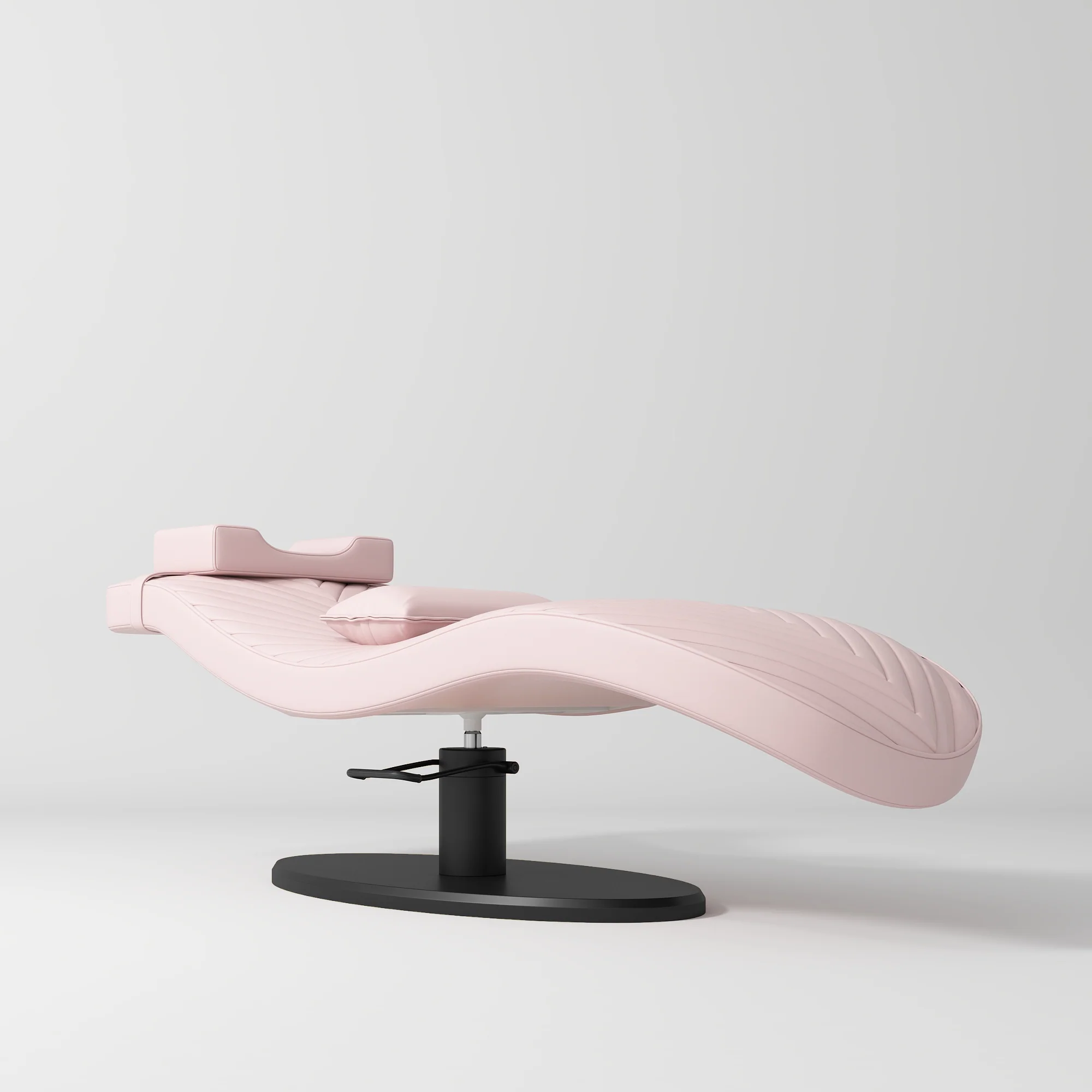 Manufakturo Royale Luxury & Ergonomic Beauty Lash Bed Black Base Light Pink
