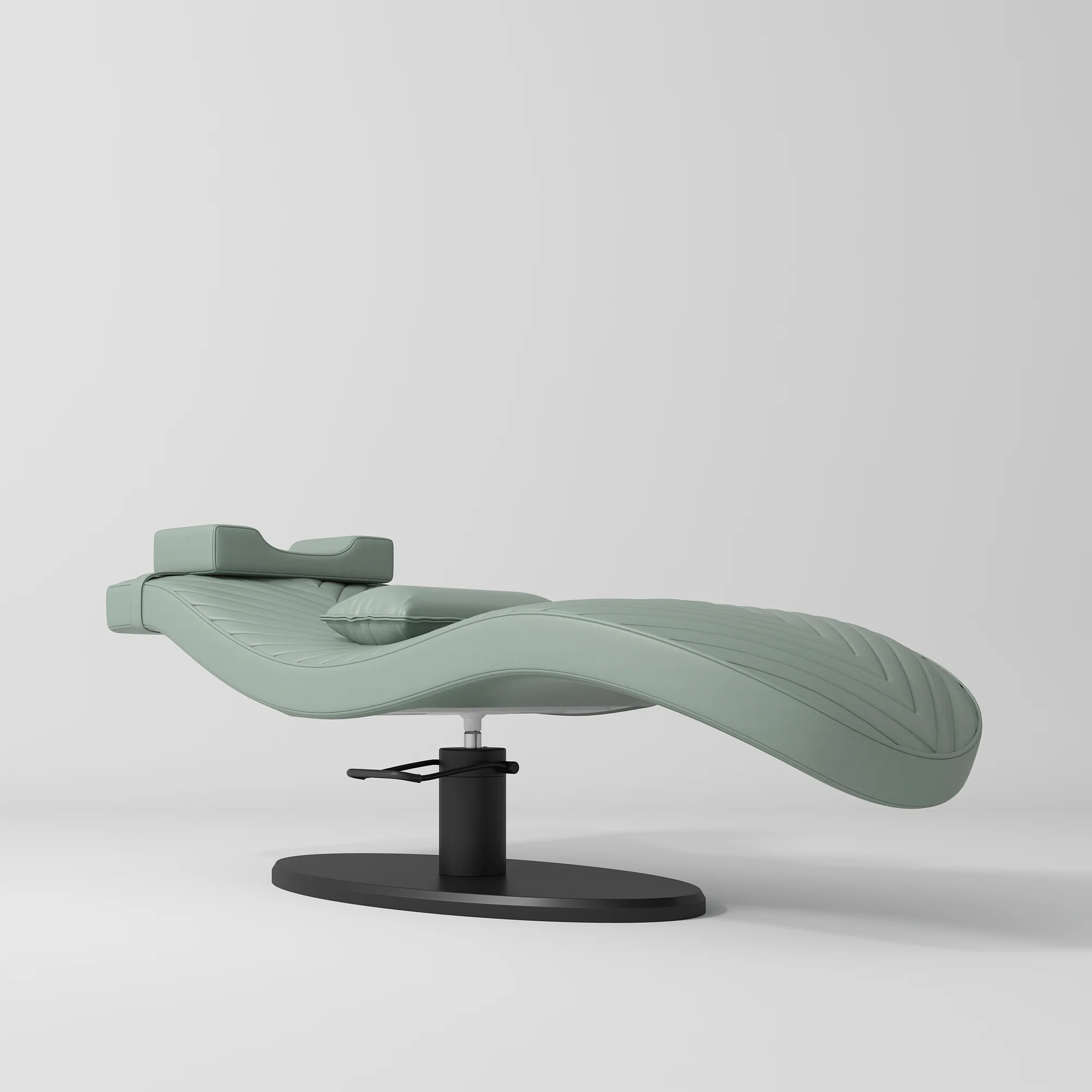 Manufakturo Royale Luxury & Ergonomic Beauty Lash Bed Black Base Olive