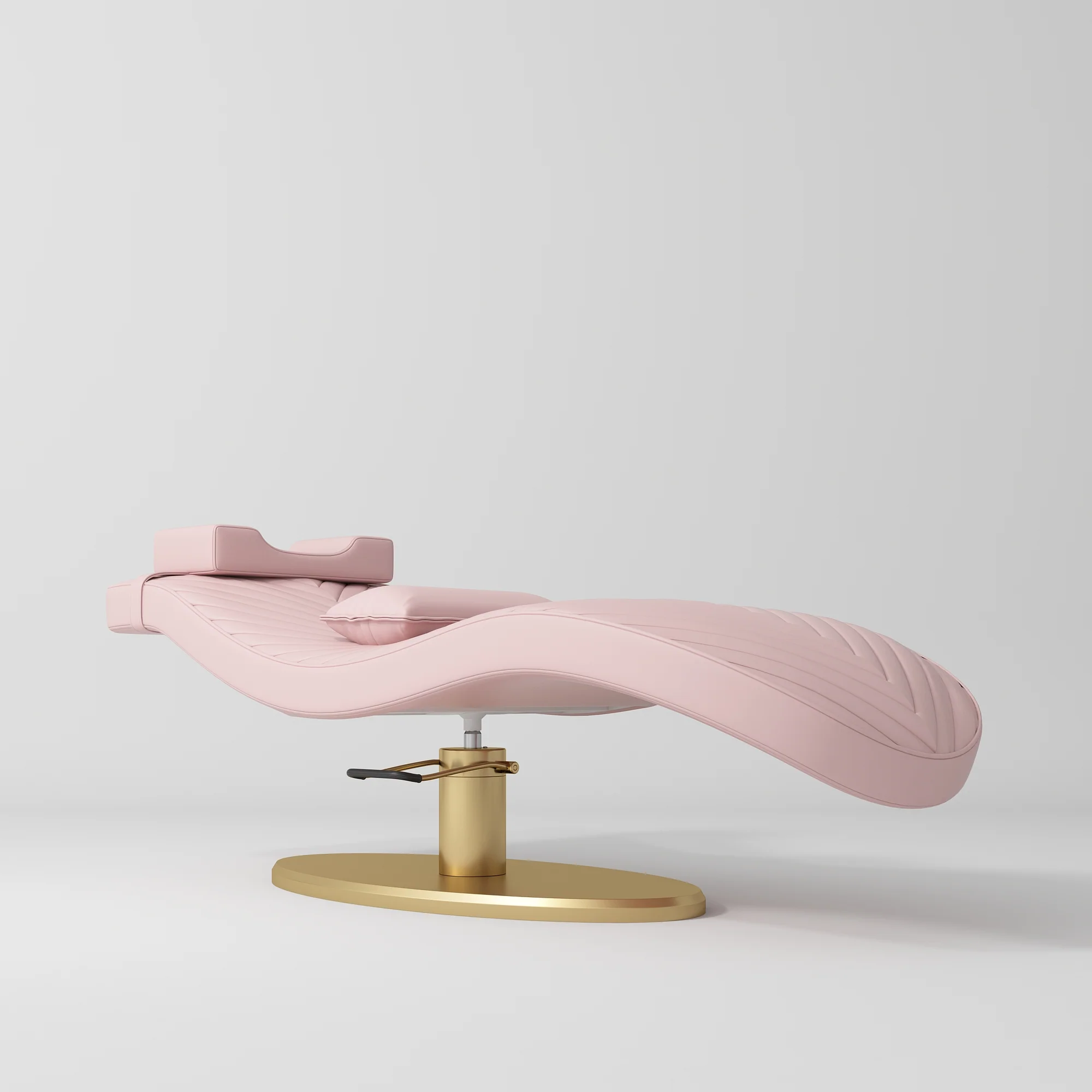 Manufakturo Royale Luxury & Ergonomic Beauty Lash Bed Gold Base Bare Blush