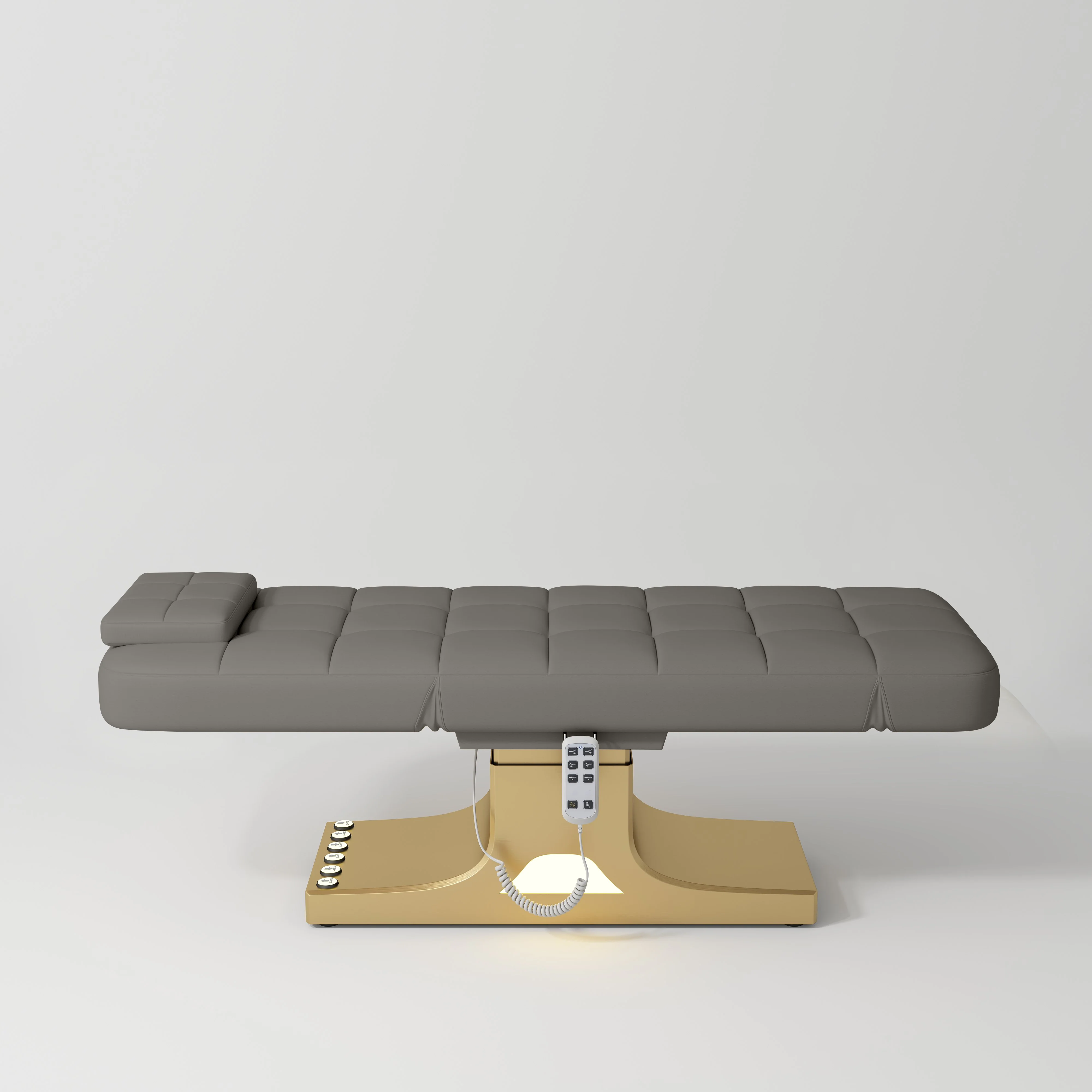 Manufakturo Saphir version A Luxury Electric Lash Beauty Bed - Hand & Foot Controls Deep Ash - Image 3