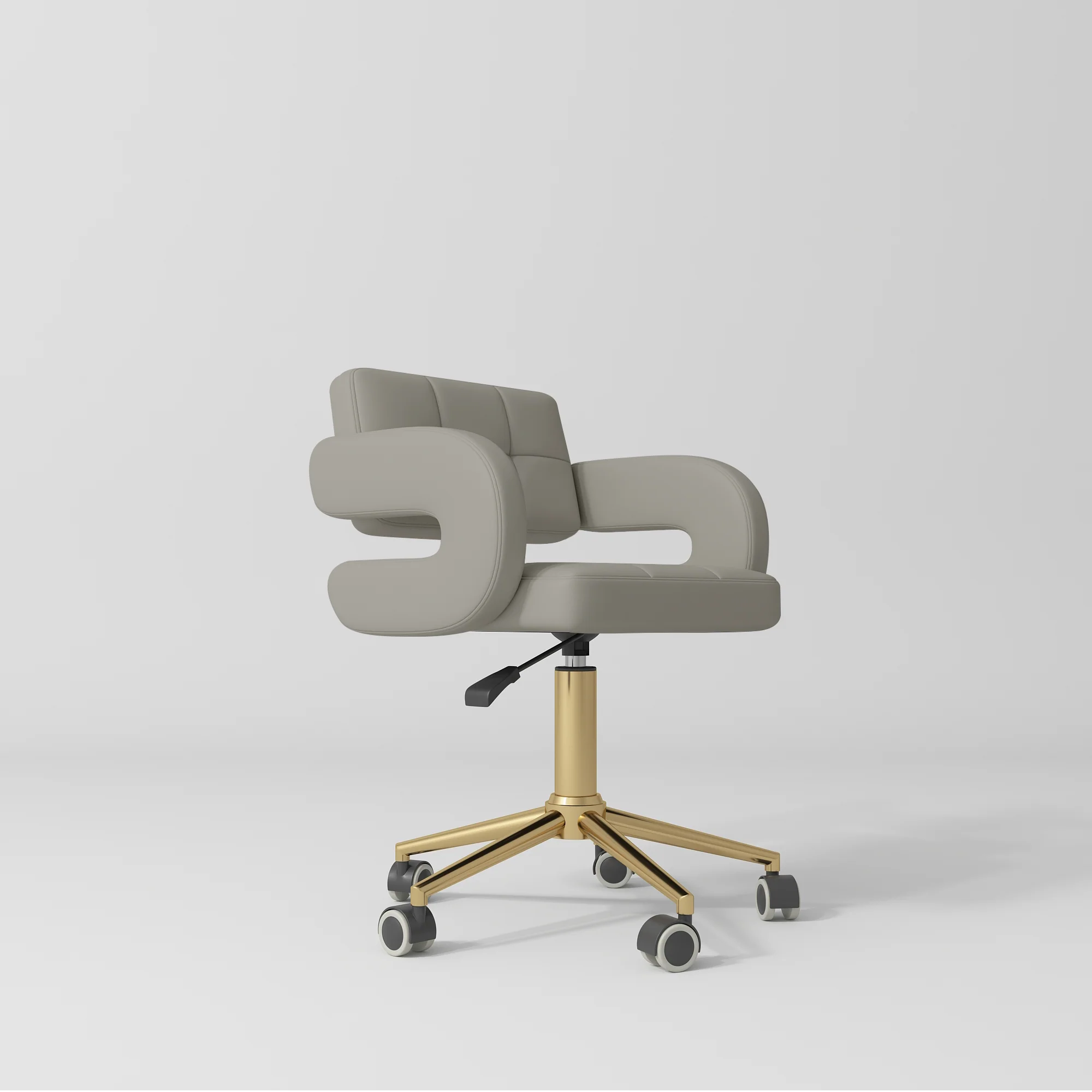 Manufakturo Prestige Pearl Greige The Complete Studio Set - Lash Bed, Chair, Moonlight & Trolley - Image 3