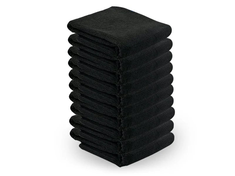 Microfiber Towel 73x40cm 10pcs Black
